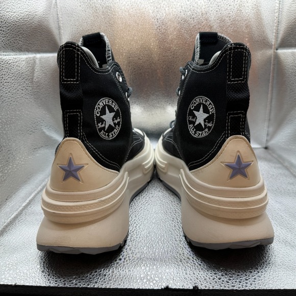 Size M7/W8.5 Converse Run Star Legacy CX High Black Unisex Shoes A05015C